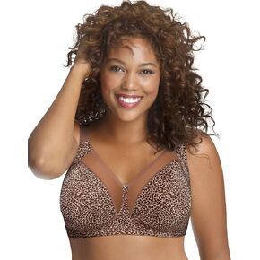 JUST MY SIZE Womens Wireless Bra, Comfort Shaping Full Figure Wire-Free Bra