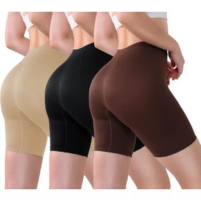 RILIAM Women Slip Shorts for Under Dresses Seamless Boyshorts Panties Anti Chafing Underwear Shorts Thigh Slimmer in Saudi Arabia
