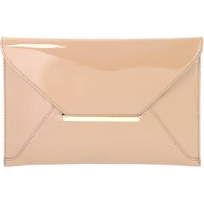 Faux Patent Leather Envelope Candy Clutch Bag