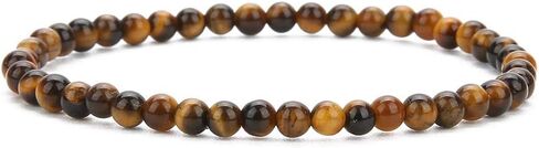 BALIBALI 4MM Mini Gemstone Energy Bracelets Tiny Bracelet Natural Stone Statement Bracelet Charm Beaded Couples Bracelets in Kuwait