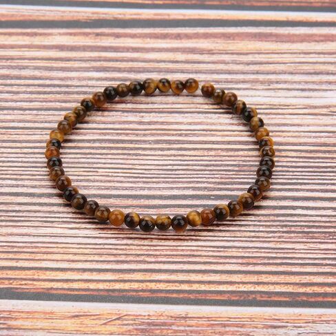 BALIBALI 4MM Mini Gemstone Energy Bracelets Tiny Bracelet Natural Stone Statement Bracelet Charm Beaded Couples Bracelets in Kuwait