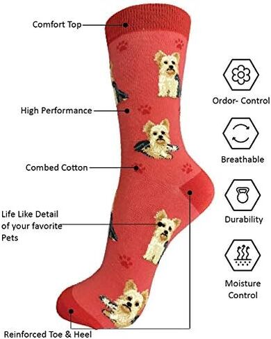 جوارب E&S Imports Pet Lover - لجميع المواسم - مقاس واحد يناسب الجميع - للنساء والرجال - هدايا للقطط والكلاب in Kuwait