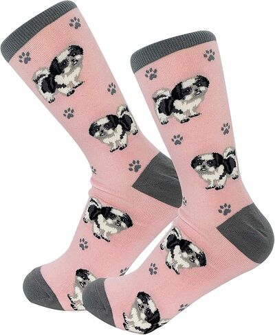 جوارب E&S Imports Pet Lover - لجميع المواسم - مقاس واحد يناسب الجميع - للنساء والرجال - هدايا للقطط والكلاب in Kuwait