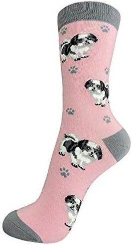 جوارب E&S Imports Pet Lover - لجميع المواسم - مقاس واحد يناسب الجميع - للنساء والرجال - هدايا للقطط والكلاب in Kuwait