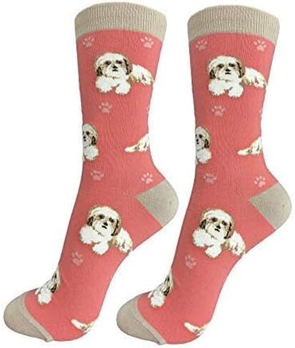 جوارب E&S Imports Pet Lover - لجميع المواسم - مقاس واحد يناسب الجميع - للنساء والرجال - هدايا للقطط والكلاب in Kuwait