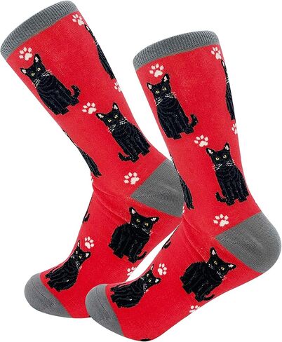 E&S Imports Pet Lover Socks - All Season - One Size Fits Most - for Women and Men – Cat and Dog Gifts in Kuwait