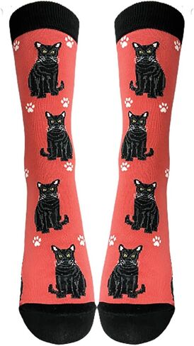 E&S Imports Pet Lover Socks - All Season - One Size Fits Most - for Women and Men – Cat and Dog Gifts in Kuwait