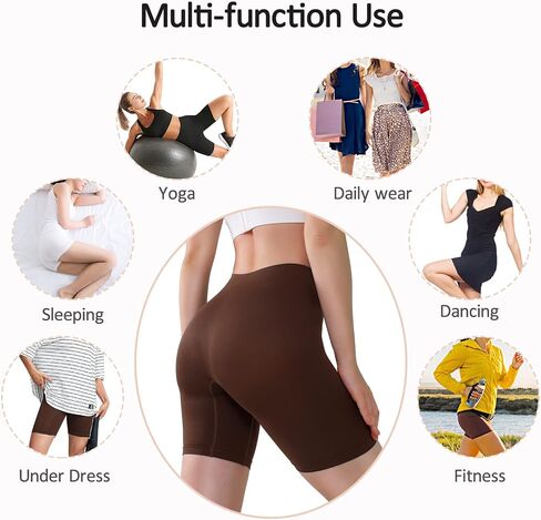 RILIAM Women Slip Shorts for Under Dresses Seamless Boyshorts Panties Anti Chafing Underwear Shorts Thigh Slimmer in Saudi Arabia