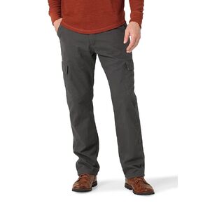 سراويل Wrangler Authentics الرجالية الكلاسيكية الطويلة والكبيرة من نسيج مضلع مريح للجيب in Kuwait