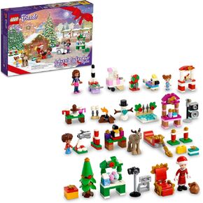 LEGO Friends 2022 Advent Calendar 41706 Building Toy Set; 24 Gifts and Holiday Toys, Including Santa’s Sleigh; for Kids, Boys and Girls, Ages 6+ (312 Pieces) in Saudi Arabia
