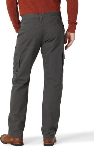 سراويل Wrangler Authentics الرجالية الكلاسيكية الطويلة والكبيرة من نسيج مضلع مريح للجيب in Kuwait