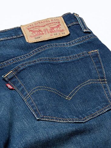 بنطال جينز Levi's 569 فضفاض بقصة مستقيمة للرجال (مطاط) in Kuwait