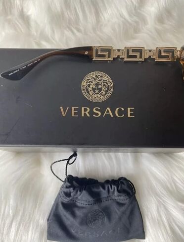 Versace VE4395 Sunglasses - (534673) Havana/Dark Brown - 59mm in Kuwait