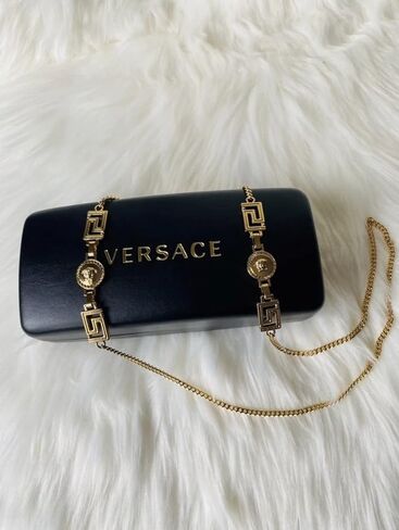 Versace VE4395 Sunglasses - (534673) Havana/Dark Brown - 59mm in Kuwait