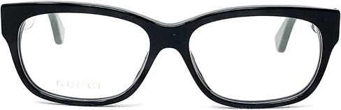 Gucci GG 0278O 011 Black Plastic Rectangle Eyeglasses 55mm, 55-15-145 in Saudi Arabia