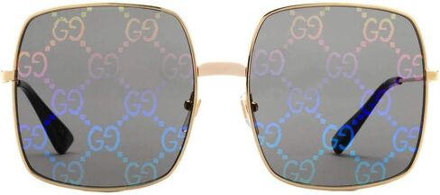 Gucci GG0414S 003 Endura Gold/Ivory GG0414S Square Sunglasses Lens Category 3, 60-17-140 in Saudi Arabia