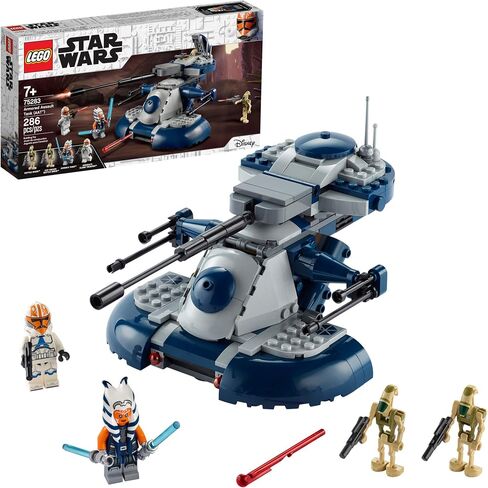 LEGO Star Wars: The Clone Wars Armored Assault Tank (AAT) 75283 Building Kit, Awesome Construction Toy for Kids with Ahsoka Tano Plus Battle Droid Action Figures (286 Pieces) in Saudi Arabia