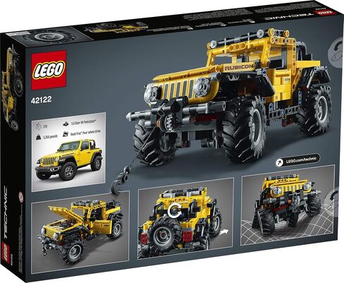 LEGO Technic Jeep Wrangler 42122; an Engaging Model Building Kit for Kids Who Love High-Performance Toy Vehicles, New 2021 (665 Pieces) in Saudi Arabia