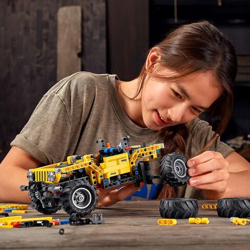 LEGO Technic Jeep Wrangler 42122; an Engaging Model Building Kit for Kids Who Love High-Performance Toy Vehicles, New 2021 (665 Pieces) in Saudi Arabia