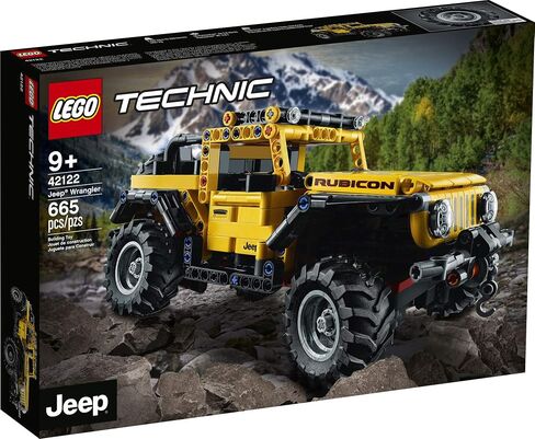 LEGO Technic Jeep Wrangler 42122; an Engaging Model Building Kit for Kids Who Love High-Performance Toy Vehicles, New 2021 (665 Pieces) in Saudi Arabia