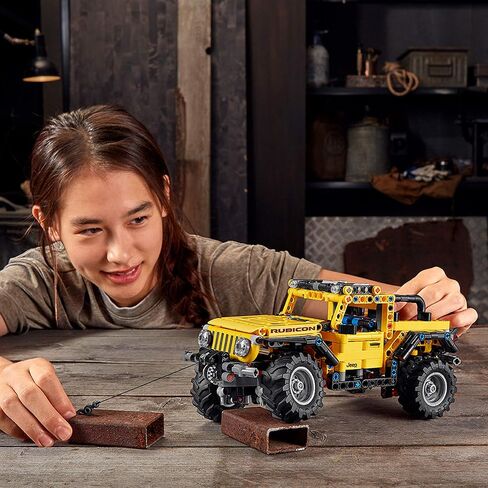 LEGO Technic Jeep Wrangler 42122; an Engaging Model Building Kit for Kids Who Love High-Performance Toy Vehicles, New 2021 (665 Pieces) in Saudi Arabia