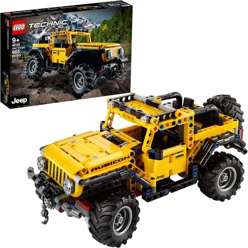 LEGO Technic Jeep Wrangler 42122; an Engaging Model Building Kit for Kids Who Love High-Performance Toy Vehicles, New 2021 (665 Pieces) in Saudi Arabia