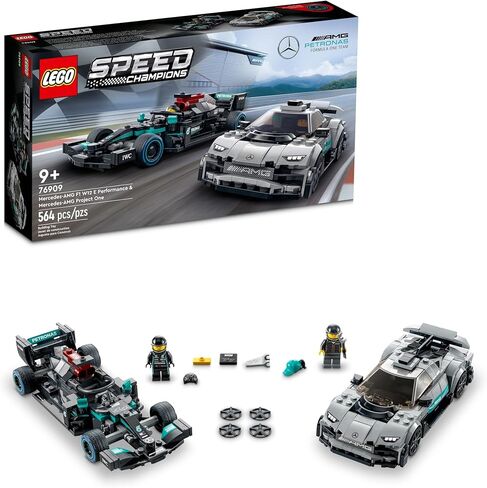 ليجو مجموعة العاب بناء مرسيدس ايه ام جي F1 W12 E بيرفورمانس ومرسيدس ايه ام جي بروجيكت ون 76909 للاطفال والاولاد والبنات من سن 9 سنوات فما فوق (564 قطعة) من سبيد تشامبيونز in Saudi Arabia