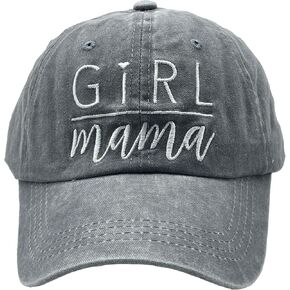 Waldeal Men's Baseball Cap Girl Mama Embroidery Vintage Distressed Unconstructed Hat in Saudi Arabia