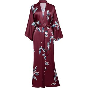 BABEYOND Kimono Robe Cover up Long Print Kimono Blouse Loose Cardigen Bachelorette Party Robe