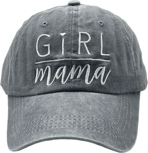 Waldeal Men's Baseball Cap Girl Mama Embroidery Vintage Distressed Unconstructed Hat in Kuwait