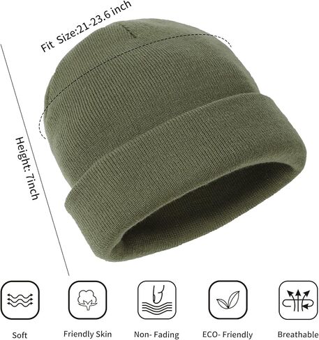 قبعة صغيرة من ماسترسميث مكونة من 6 قطع بأساور للنساء والرجال باللون الأسود/الأخضر in Kuwait