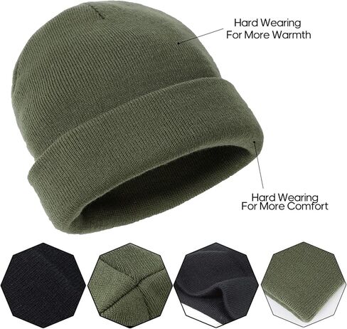 قبعة صغيرة من ماسترسميث مكونة من 6 قطع بأساور للنساء والرجال باللون الأسود/الأخضر in Kuwait