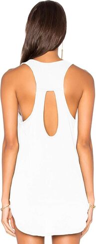 Muzniuer Yoga Workout Tops for Women Backless Long Tank Workout Shirts Cover up Summer Sleeveless T Shirts in Kuwait