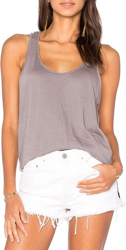 Muzniuer Yoga Workout Tops for Women Backless Long Tank Workout Shirts Cover up Summer Sleeveless T Shirts in Kuwait