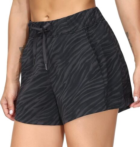 THE GYM PEOPLE Womens' Workout Shorts with Loose Fit Drawstring in Saudi Arabia