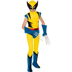 Spirit Halloween X-Men Kids Wolverine Costume | Officially Licensed | Marvel | Superhero Costume in Saudi Arabia