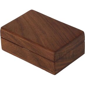 S.B.ARTS Premium Wooden Mini Jewellery Box Plain -Trinket Box for Ladies-Jewellery Storage Case-Antique Look-Traditionally Handcrafted-Home Decor Accessories-Ideal Gift for Women, Girls. in Saudi Arabia