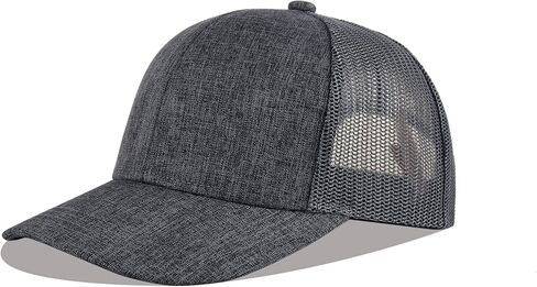 LANGZHEN Unisex Classic Trucker Cap Outdoor Hunter Adjustable Cap Mesh Panels Vintage Baseball Cap for Man Women in Saudi Arabia