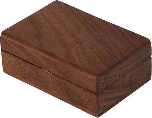 S.B.ARTS Premium Wooden Mini Jewellery Box Plain -Trinket Box for Ladies-Jewellery Storage Case-Antique Look-Traditionally Handcrafted-Home Decor Accessories-Ideal Gift for Women, Girls. in Saudi Arabia