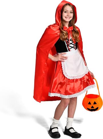 أزياء Spooktacular Creations ذات الرداء الأحمر للركوب، زي الهالوين للفتيات لحفلات الهالوين in Saudi Arabia