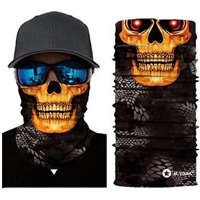 Skull Face Sun Mask Half,Bandanas,Neck Gaiter, Headwear, Headband for Fishing, Hunting,Yard Work in Saudi Arabia
