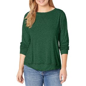 T Shirts for Womens Loose Fit Short Sleeve Casual Tops Cotton Ladies Tshirts Pullover Tees Crew Neck Side Split Tops in Saudi Arabia