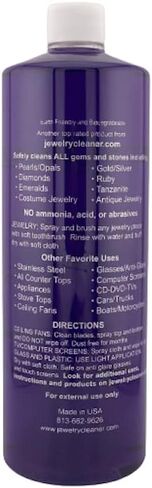 That's Amazing Jewelry & More Cleaner - Sparkling Gold, Silver, Platinum, Antique, Costume, Diamonds, Opals, Pearls, You Gotta See It to Believe It 8 Ounce (Spray Top) by JewelryCleaner.com in Saudi Arabia