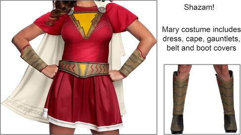 Rubie's Women's Shazam Women's Deluxe Mary Costume in Saudi Arabia