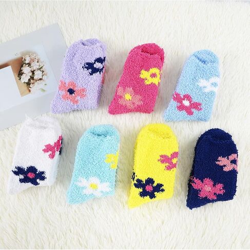 Century Star Womens Socks Fuzzy Socks Soft Fluffy Socks Winter Gifts Socks Sports Outdoor Sock Athletic Socks For Christmas in Kuwait