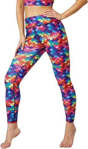 UIUO-UIPEU Women's Printed Yoga Pants with Pockets Workout Leggings for Women Tummy Control Compression Leggings in Kuwait