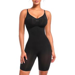 Atbuty Bodysuit for Women Shorts Tummy Control Seamless Shapewear Body Shaper (Black Bodysuit Shorts, XXX-Large-XXXX-Large) in Saudi Arabia
