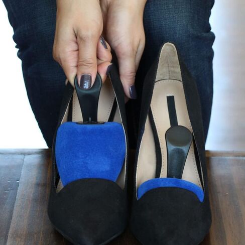 FootFitter رغوة حذاء شجرة مع مقبض للكعوب العالية للنساء، أفضل شكل خفيف الوزن للحفاظ على شجرة حذاء السفر in Saudi Arabia
