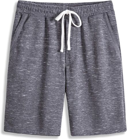Men’s Casual Cotton Knit Short Drawstring Elastic Jogger Gym Shorts in Saudi Arabia
