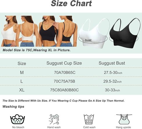 حمالة صدر رياضية بدون خياطة للنساء بظهر منخفض، حمالة صدر مبطنة طويلة بدون ظهر بدون أسلاك in Kuwait